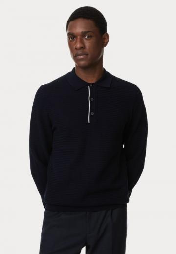 Поло с длинным рукавом