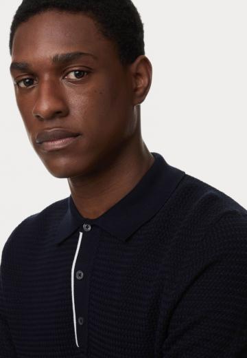 Поло с длинным рукавом