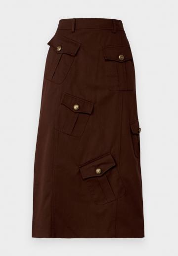Юбка с накладными карманами