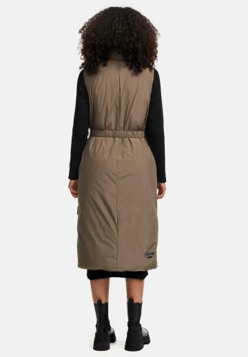 Длинный жилет