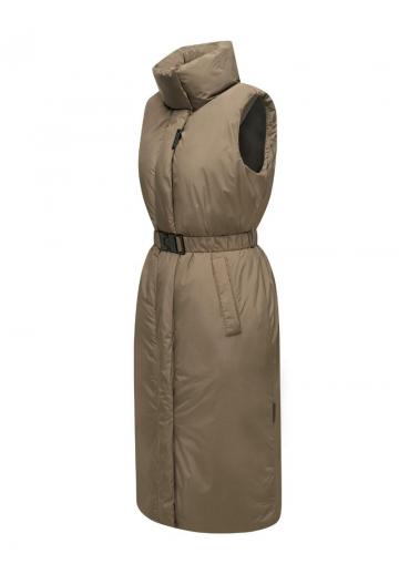 Длинный жилет