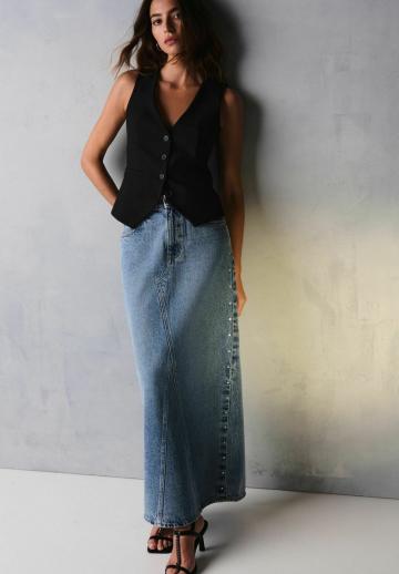 Джинсовая юбка