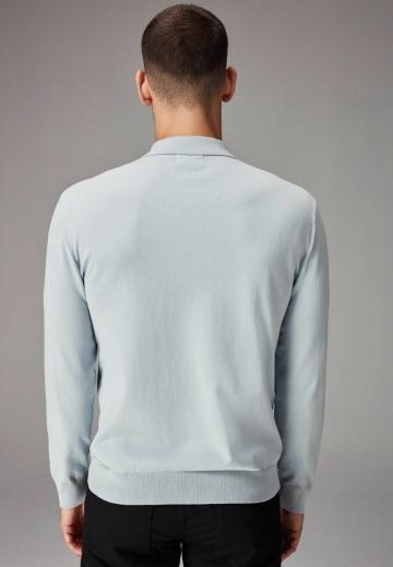 Поло с длинным рукавом