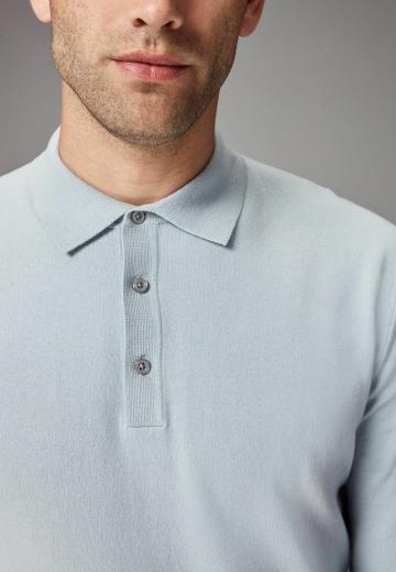 Поло с длинным рукавом