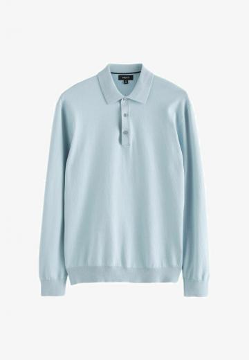 Поло с длинным рукавом