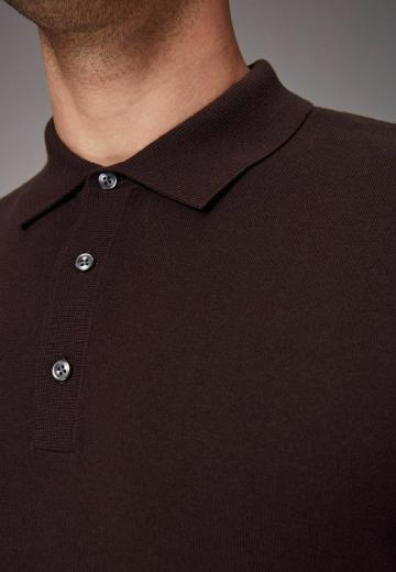 Поло с длинным рукавом