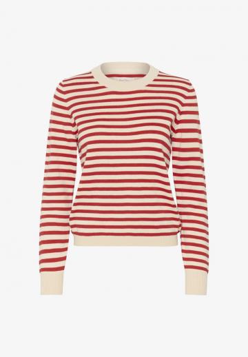 Пуловер в полоску