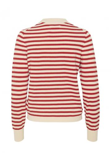 Пуловер в полоску