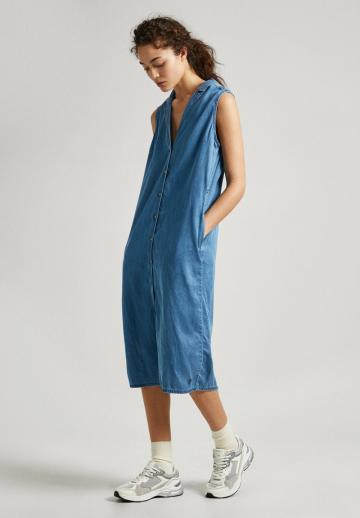 Джинсовое платье