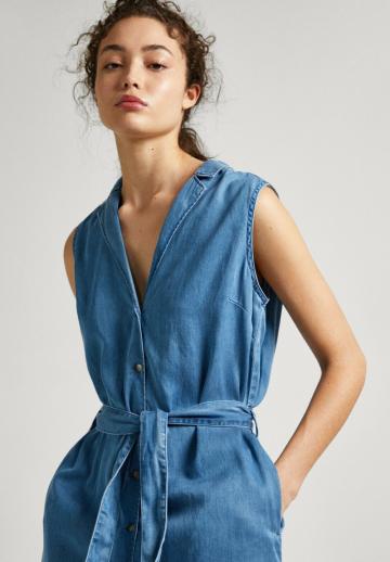 Джинсовое платье