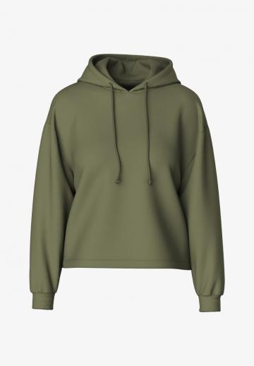 Пуловер с капюшоном