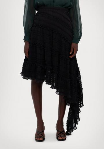Юбка с воланами