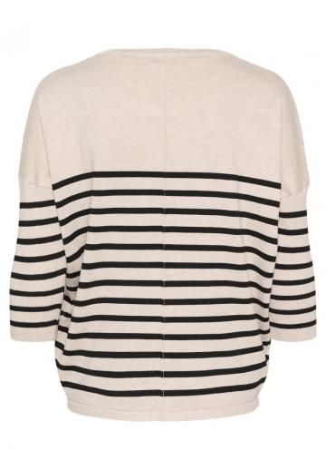 Пуловер с рукавом три четверти