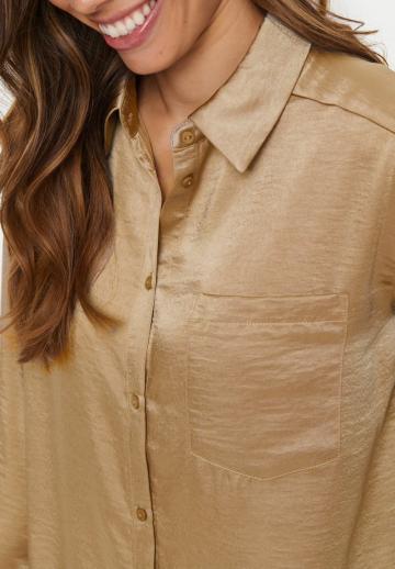 Атласная блузка