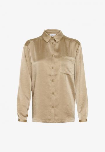 Атласная блузка