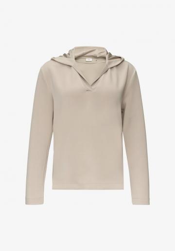 Пуловер с капюшоном