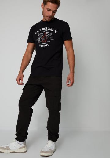 Брюки с накладными карманами