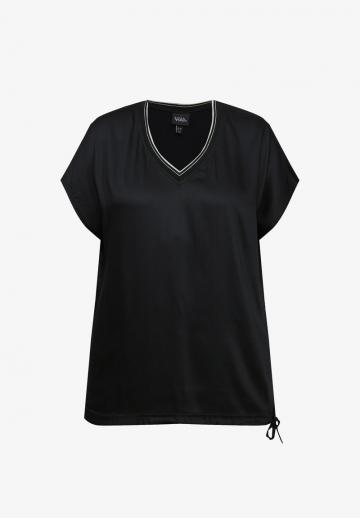 Атласная блузка