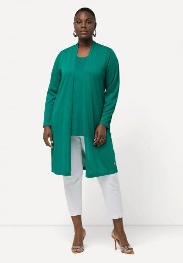 Длинный жилет