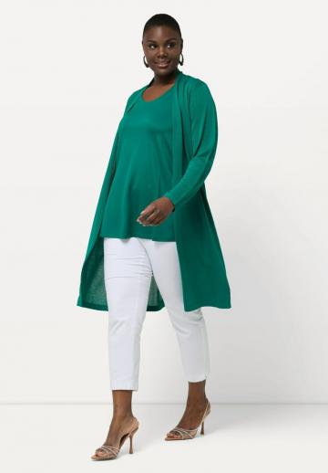 Длинный жилет