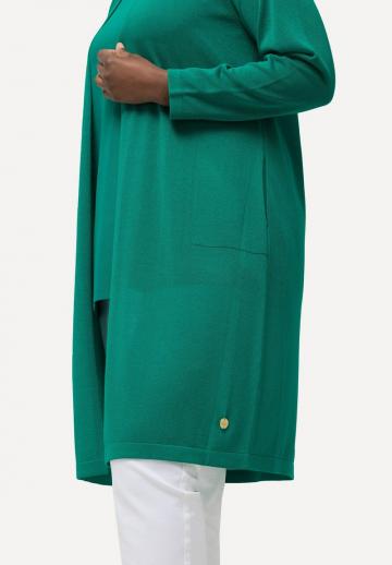 Длинный жилет