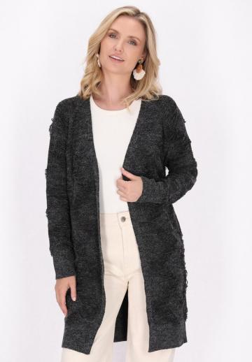 Длинный жилет