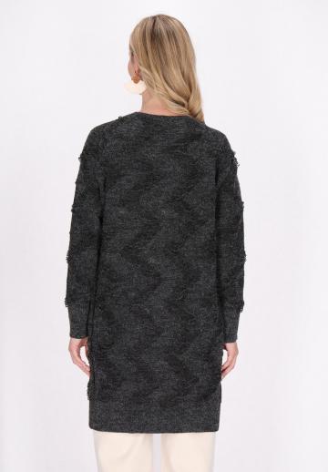 Длинный жилет