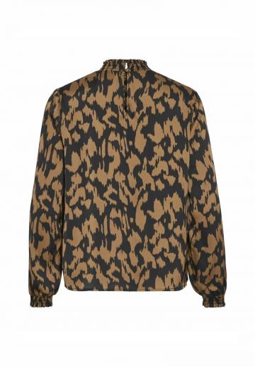 Атласная блузка