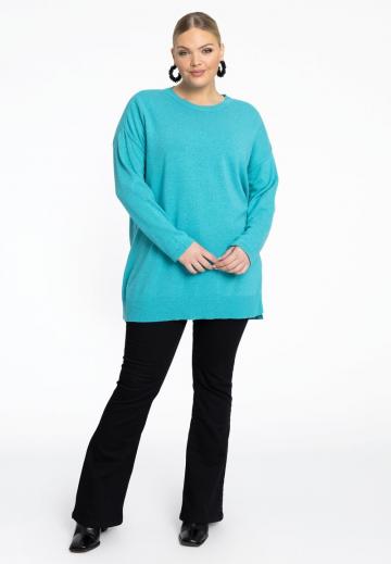 Длинный пуловер