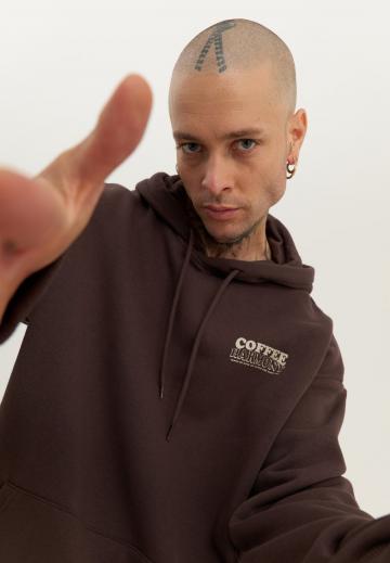 Пуловер с капюшоном