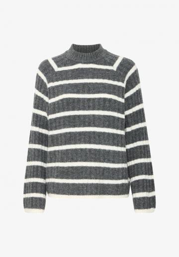 Пуловер в полоску