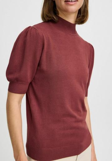 Пуловер с коротким рукавом