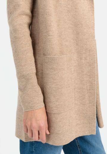 Длинный жилет