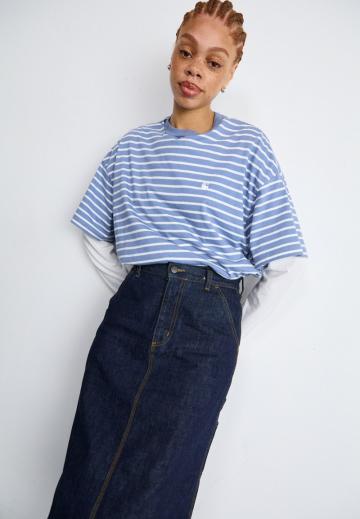 Юбка с накладными карманами