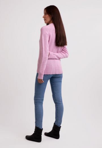 Пуловер с вырезом V