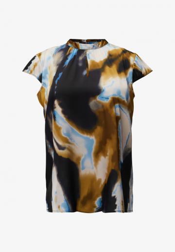 Атласная блузка