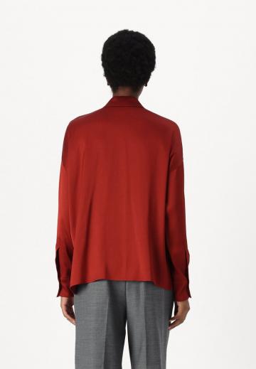 Атласная блузка