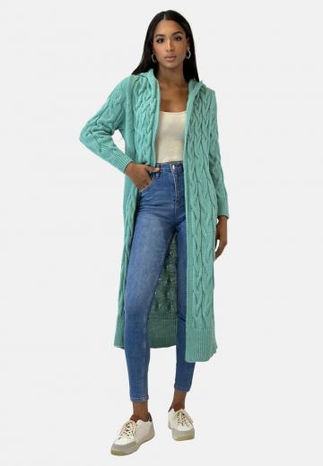 Длинный кардиган