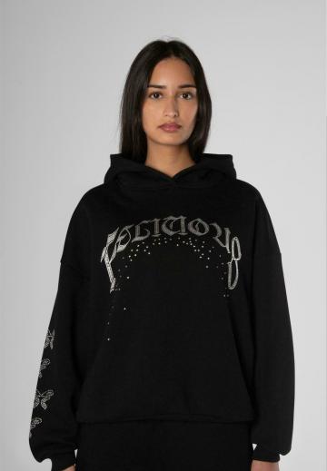 Пуловер с капюшоном