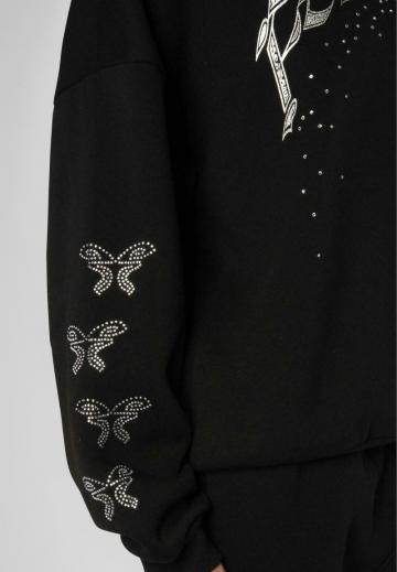 Пуловер с капюшоном