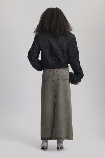 Юбка с накладными карманами