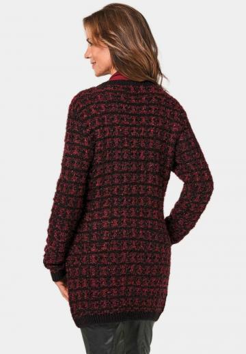 Жаккардовая вязаная кофта