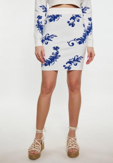 Вязаная юбка