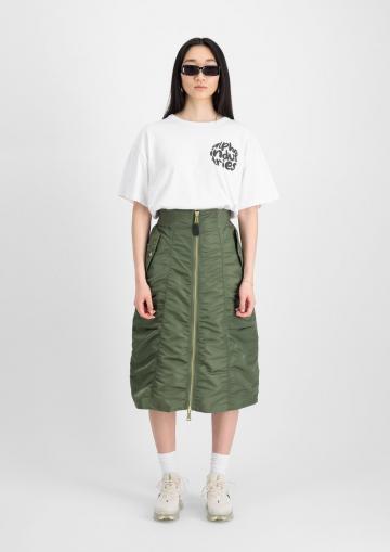 Юбка с накладными карманами