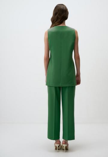 Длинный жилет