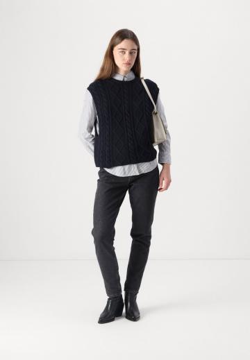 Пуловер с коротким рукавом