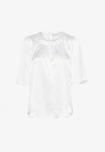 Атласная блузка