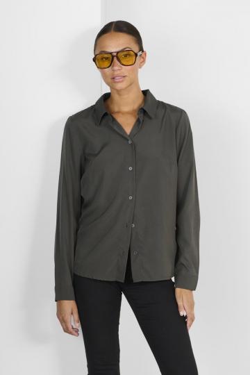 Атласная блузка