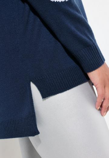 Длинный пуловер