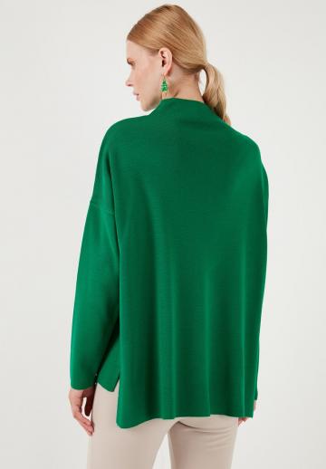 Пуловер с рукавом три четверти